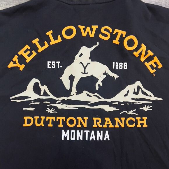 Yellowstone Dutton Ranch Full Snap Varsity Colorblock Jacket - Men's Size XL - Picture 8 of 10